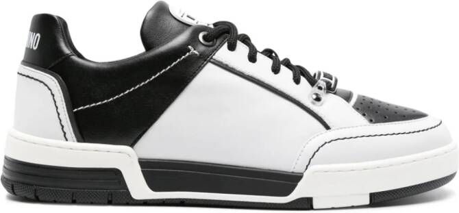 Moschino Leren sneakers Wit