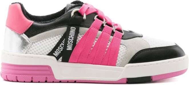 Moschino Leren sneakers Zwart