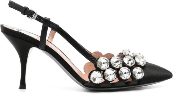 Moschino Pumps verfraaid met kristallen Zwart