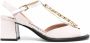 Moschino Sandalen met logo Roze - Thumbnail 1