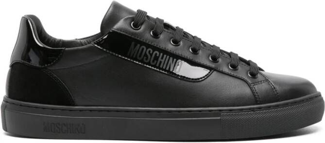 Moschino Sneakers met logoprint Zwart