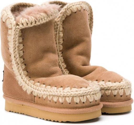 Mou Kids Sneeuwlaarzen Beige