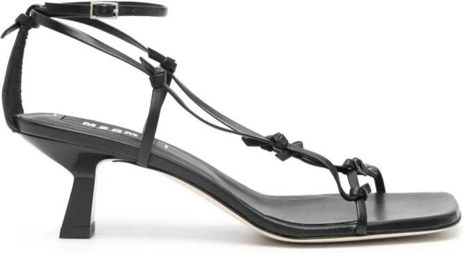 MSGM Sandalen met plateauzool Zwart