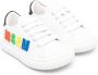 MSGM Kids Sneakers met geborduurd logo Wit - Thumbnail 1