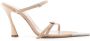 Mugler Suède sandalen 95 mm Beige - Thumbnail 1