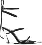 Mugler Suède sandalen 95 mm Zwart - Thumbnail 1