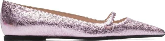 Nº21 Ballerina's met metallic-effect Roze