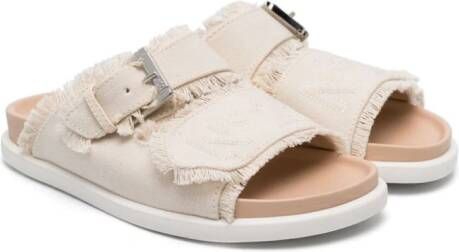 Nº21 Kids Canvas sandalen Beige