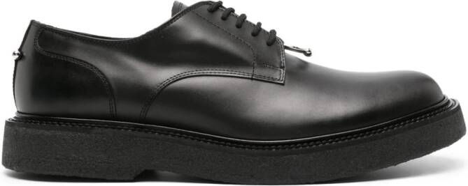 Neil Barrett Derby schoenen met ringdetail Zwart