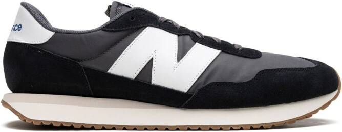 New Balance "237 Grey Black Gum sneakers" Zwart