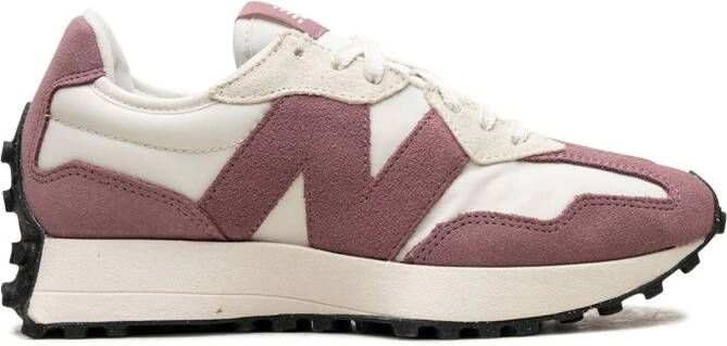 New Balance 327 sneakers met logopatch Beige