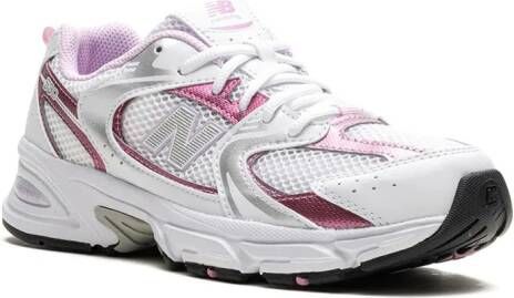 New Balance Kids 530 "White Pink Sugar" sneakers Wit