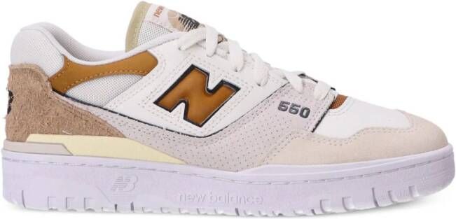 New Balance 550 leren sneakers Beige