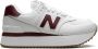 New Balance 574+ "White Burgundy" sneakers Wit - Thumbnail 1