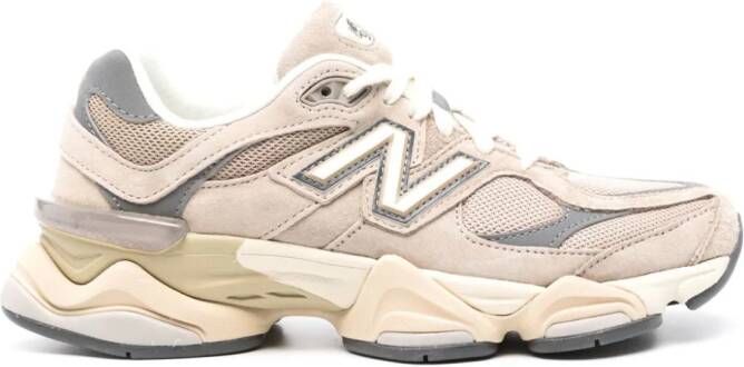 New Balance Leren sneakers met logoplakkaat Wit