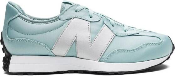 New Balance Kids 327 satijnen sneakers Blauw