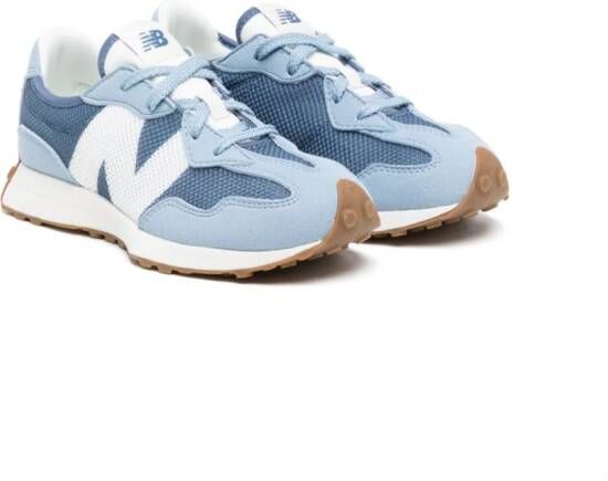 New Balance Kids 327 sneakers met vlakken Blauw