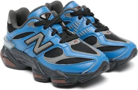 New Balance Kids 9060 sneakers met vlakken Blauw