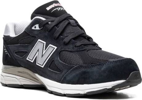 New Balance Kids 990V3 "Black" sneakers Zwart