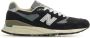 New Balance U998BL sneakers met logo-applicatie Zwart - Thumbnail 1