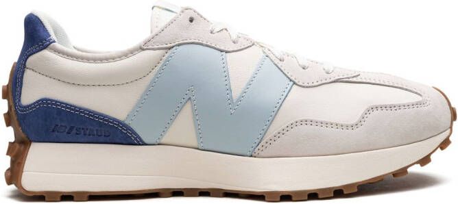 New Balance "x STAUD 327 White Blue sneakers" Wit