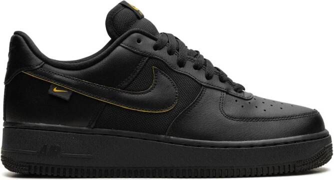 Nike Air Force 1 '07 "Black University Gold" sneakers Zwart