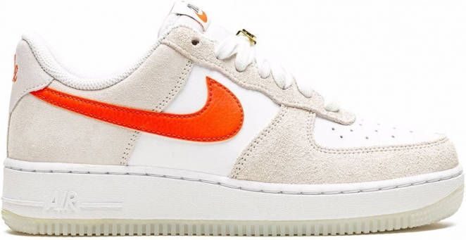 Nike Air Force 1 Low Dames Schoenen White Leer Synthetisch