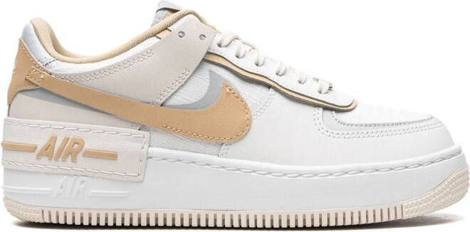 Nike "Air Force 1 Low Shadow Sail Tan sneakers" Wit