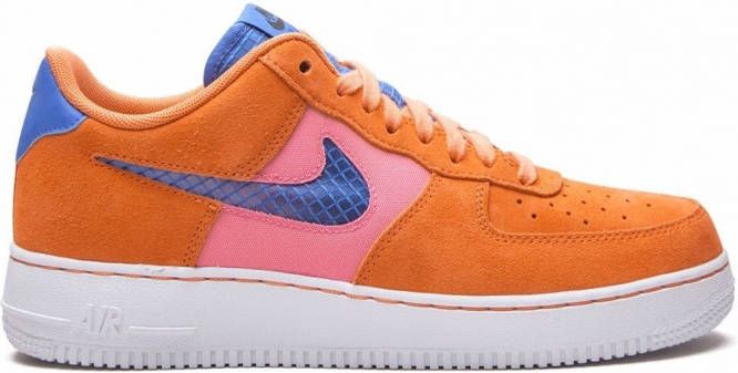 nike air force 1 blauw oranje