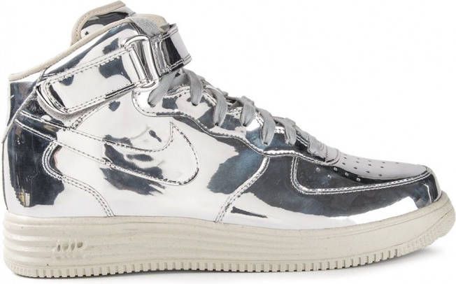 Nike 'Air Force 1' mid-top sneakers Metallic