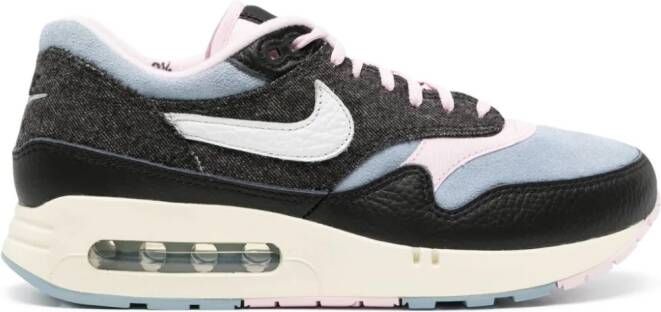 Nike Air Max 1 '86 sneakers met denim vlakken Zwart