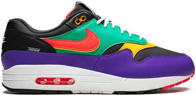 Nike Air Max 1 Windbreaker sneakers Zwart