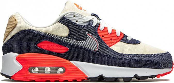 Nike Air Max 90 low-top sneakers Blauw