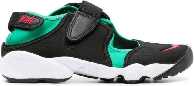 Nike "Air Rift University Red and Stadium Green sneakers" Zwart