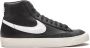 Nike Blazer Mid '77 high top sneakers rubber leer Stof 8.5 Zwart - Thumbnail 1