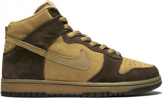Nike Dunk High Pro SB sneakers MAPLE HAY BAROQUE BROWN