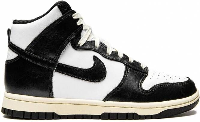 Nike "Dunk High Vintage Black sneakers" Wit