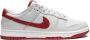 Nike "Dunk Low Vast Grey Varsity Red sneakers" Wit - Thumbnail 1