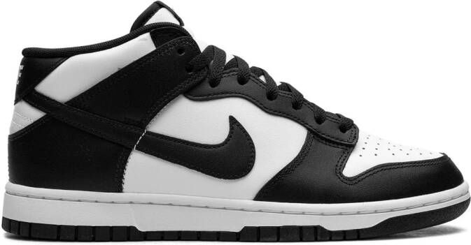 Nike Dunk Mid "Panda" sneakers Wit