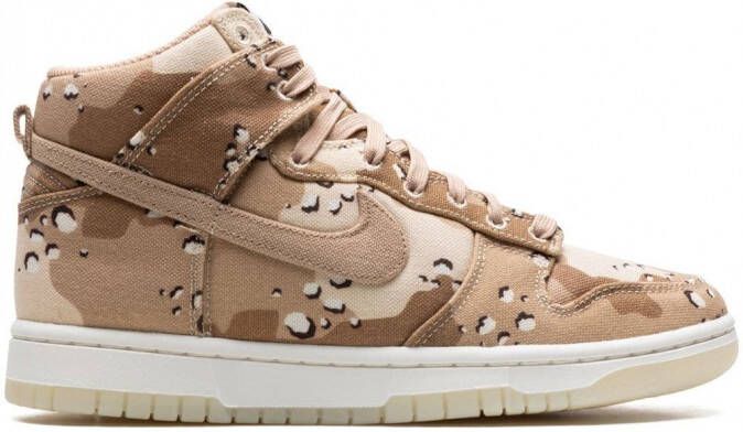 Nike Dunk high-top sneakers Beige