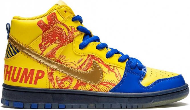 Nike Dunk Pro SB high-top sneakers Geel