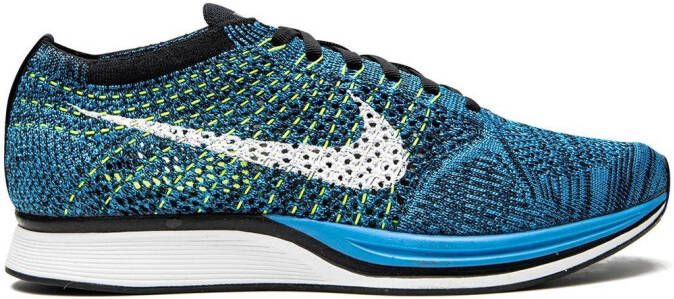 Nike Flyknit Racer sneakers Blauw