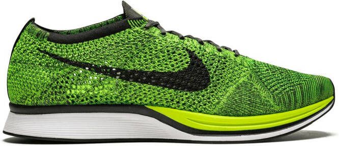 Nike Flyknit Racer sneakers Groen