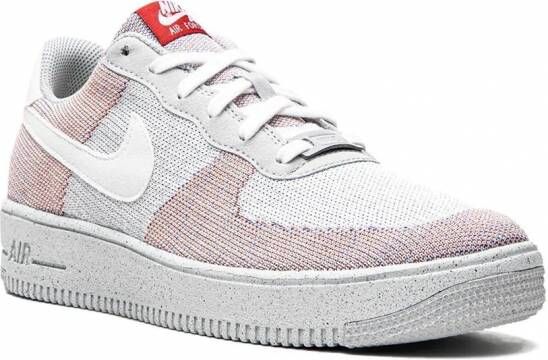 Nike Kids Air Force 1 Flyknit sneakers Grijs