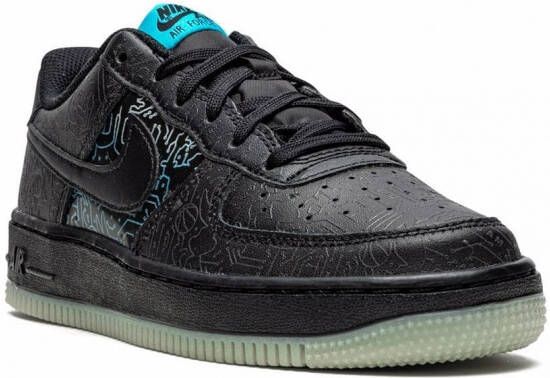 Nike Kids Air Force 1 Low sneakers Zwart