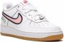 Nike Kids Air Force 1 low-top sneakers Wit - Thumbnail 1