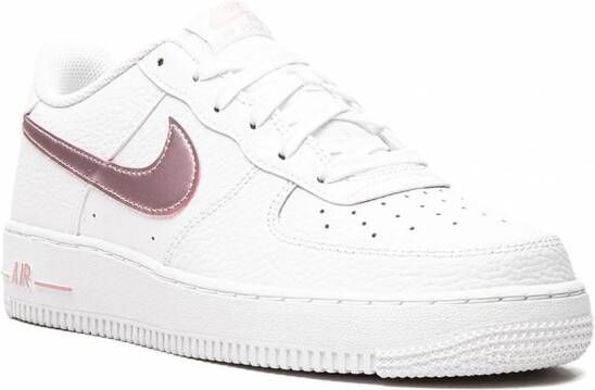 Nike Kids Air Force 1 low-top sneakers Wit