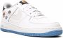 Nike Kids "Air Force 1 LV8 1 Happy Hoops sneakers" Wit - Thumbnail 1