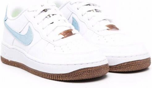 Nike Kids Air Force 1 LV8 low-top sneakers 100 WHITE