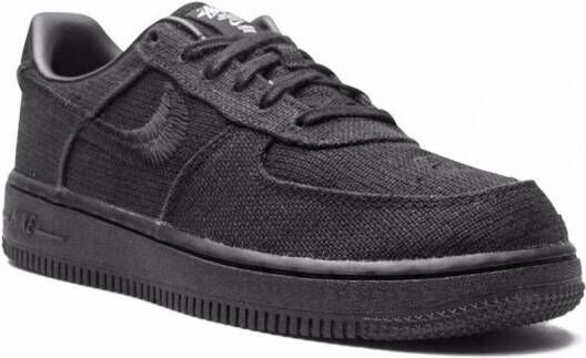 Nike Kids Air Force 1 Stussy sneakers Zwart